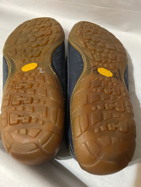 Blue leather shoes - Picture 9 of 15